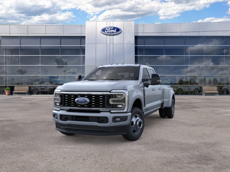 New 2026 Glacier Gray Metallic Tri-Coat Ford F-350 DRW Pickup Platinum image 24