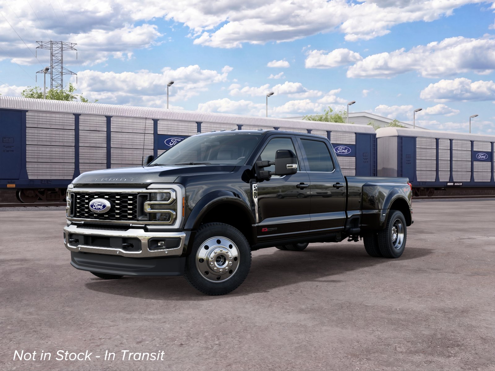New 2027 Agate Black Metallic Ford F-450® Lariat® image 2