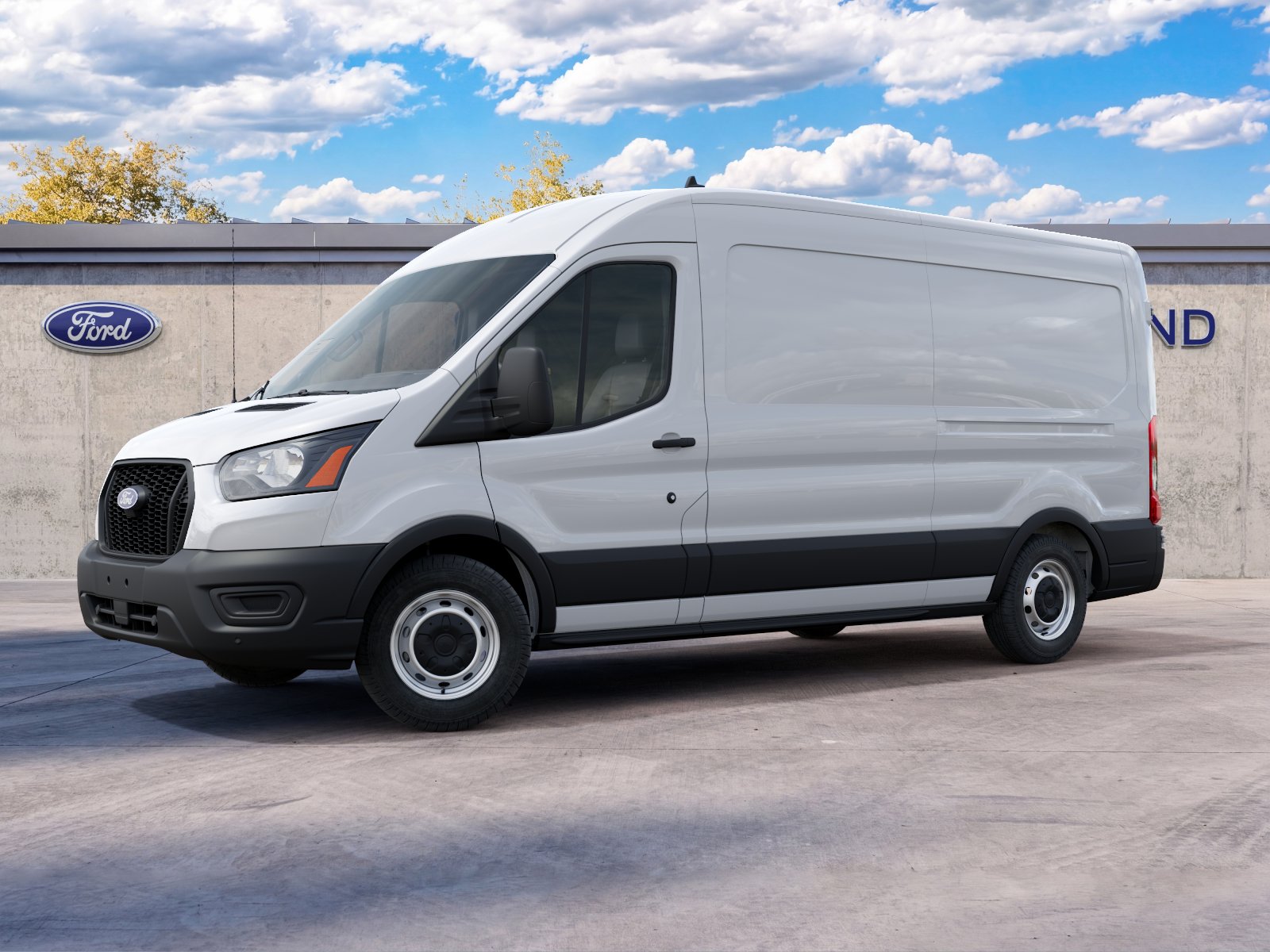 New 2027 Oxford White Ford Mid Roof Cargo Van image 23