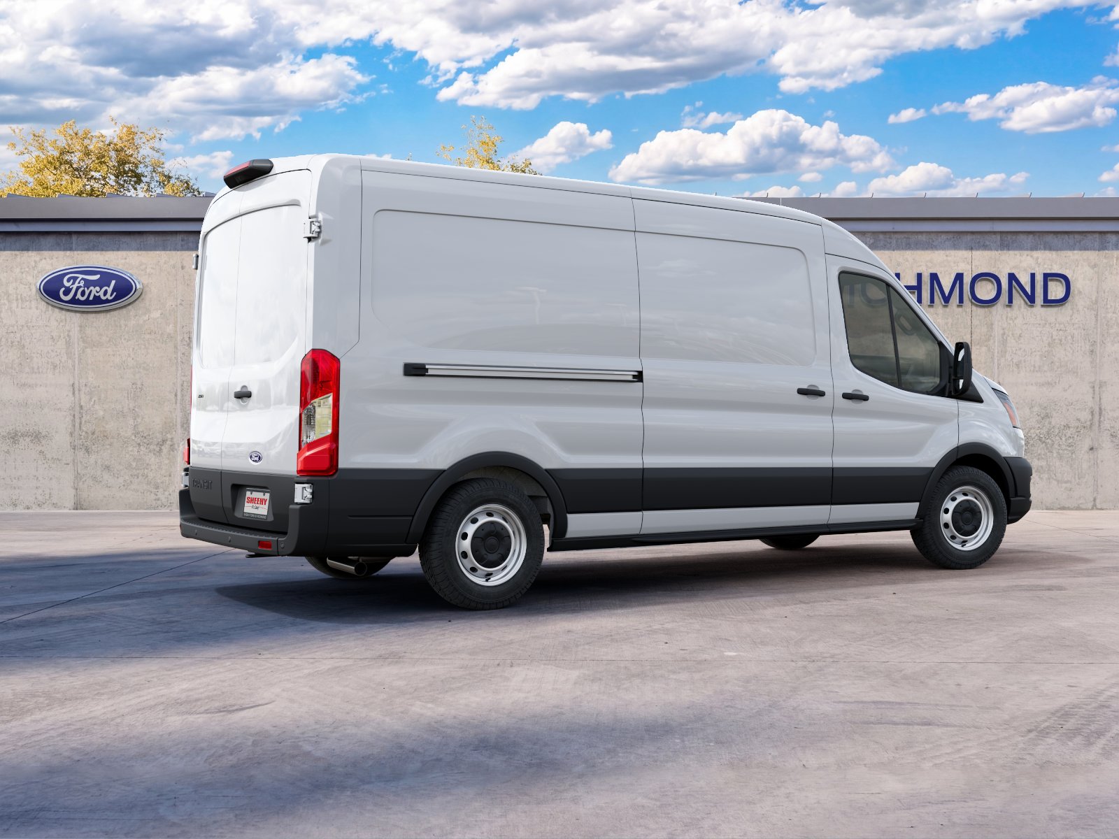 New 2027 Oxford White Ford Mid Roof Cargo Van image 27
