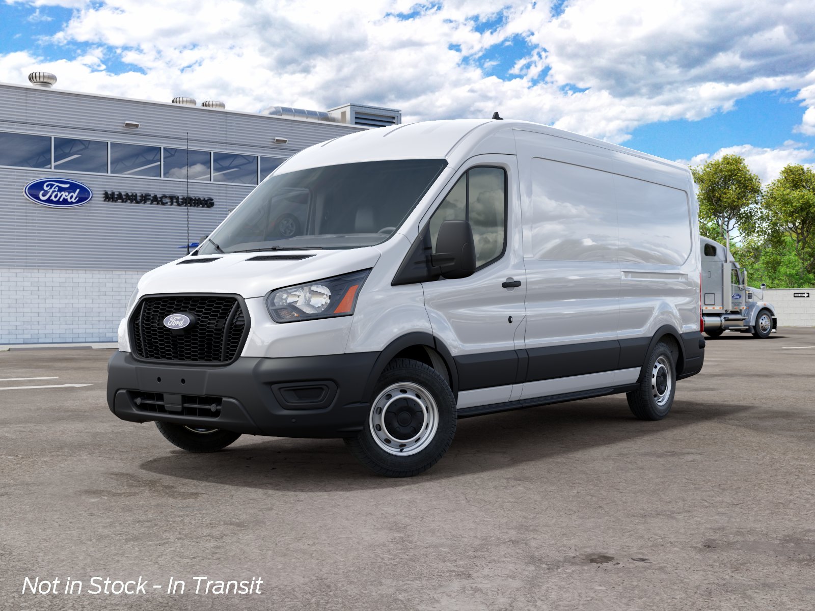 New 2027 Oxford White Ford Cargo Van image 3