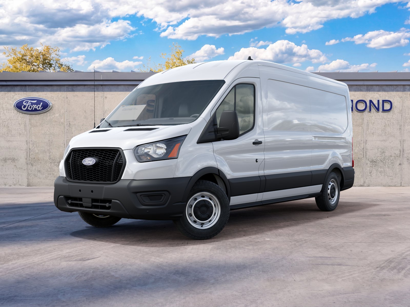 New 2027 Oxford White Ford Cargo Van image 3