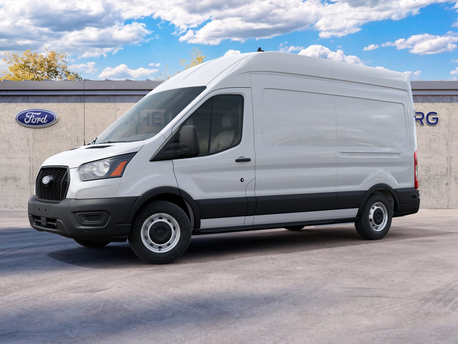 New 2027 Oxford White Ford Cargo Van image 2