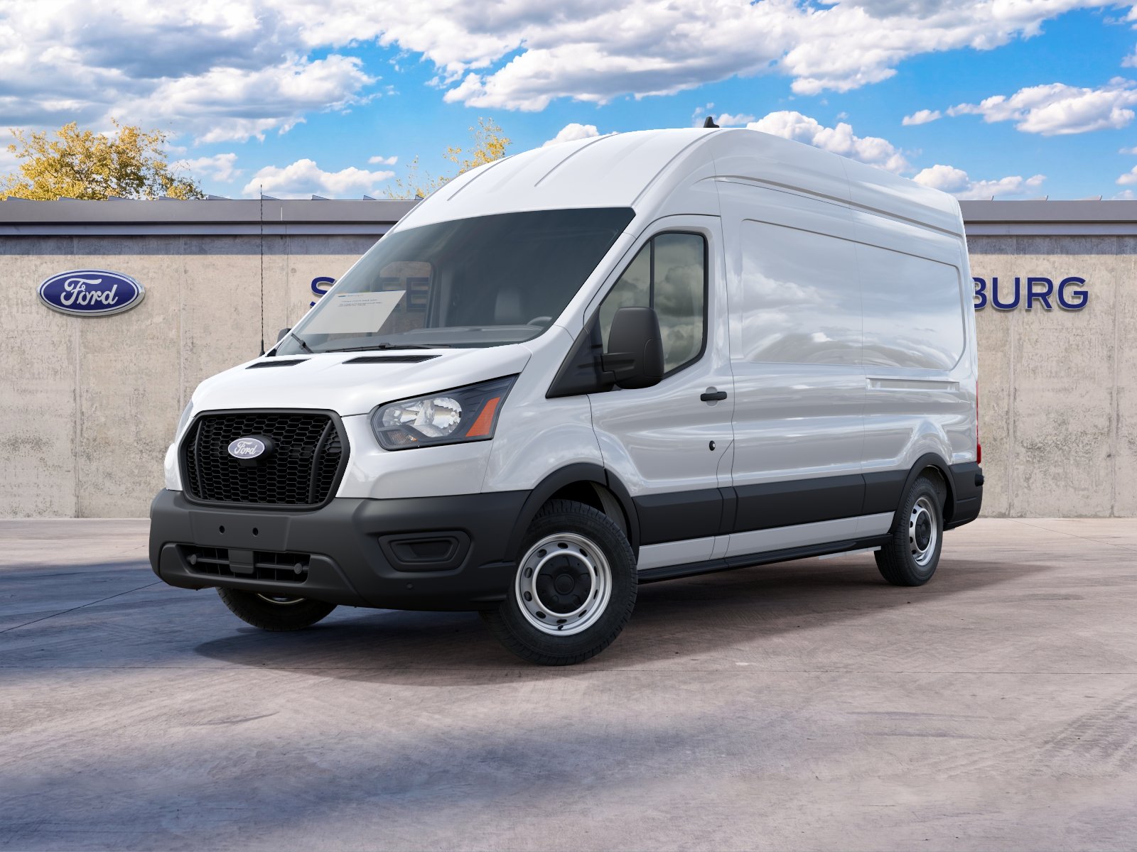 New 2027 Oxford White Ford Cargo Van image 3
