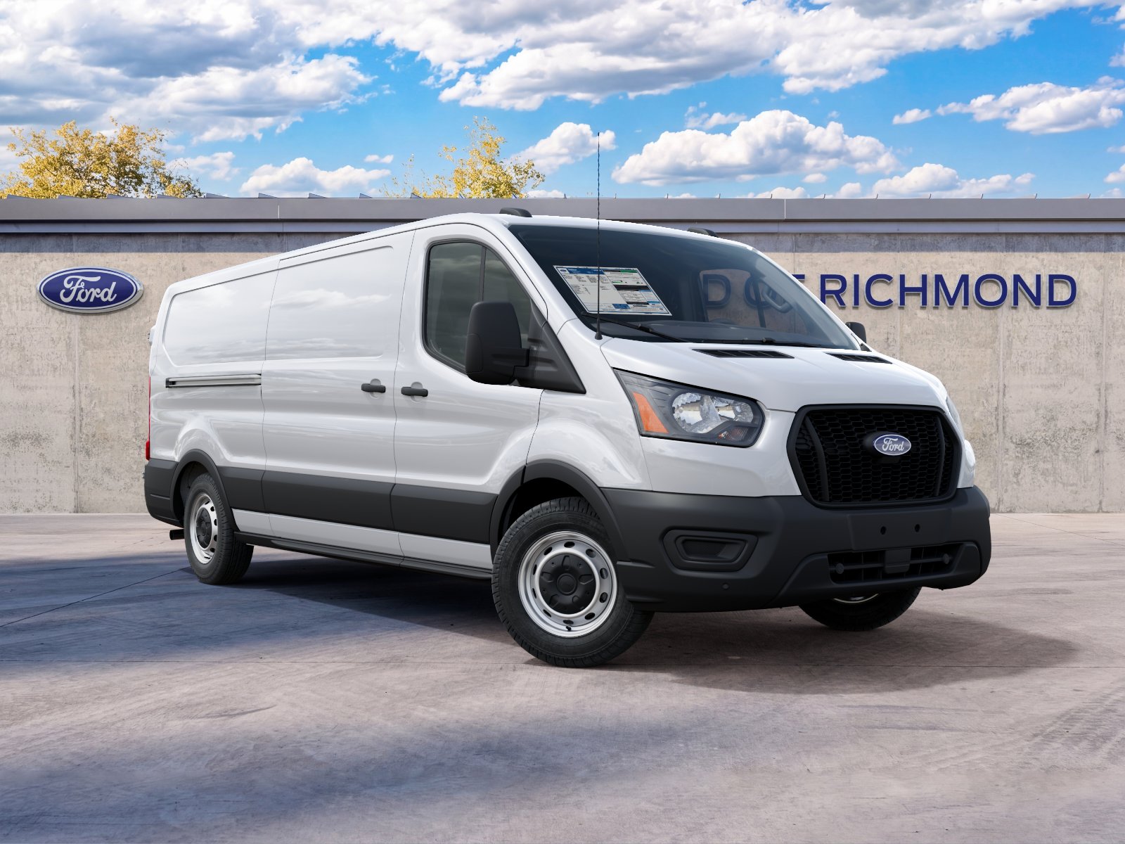 New 2027 Oxford White Ford Low Roof Cargo Van image 22