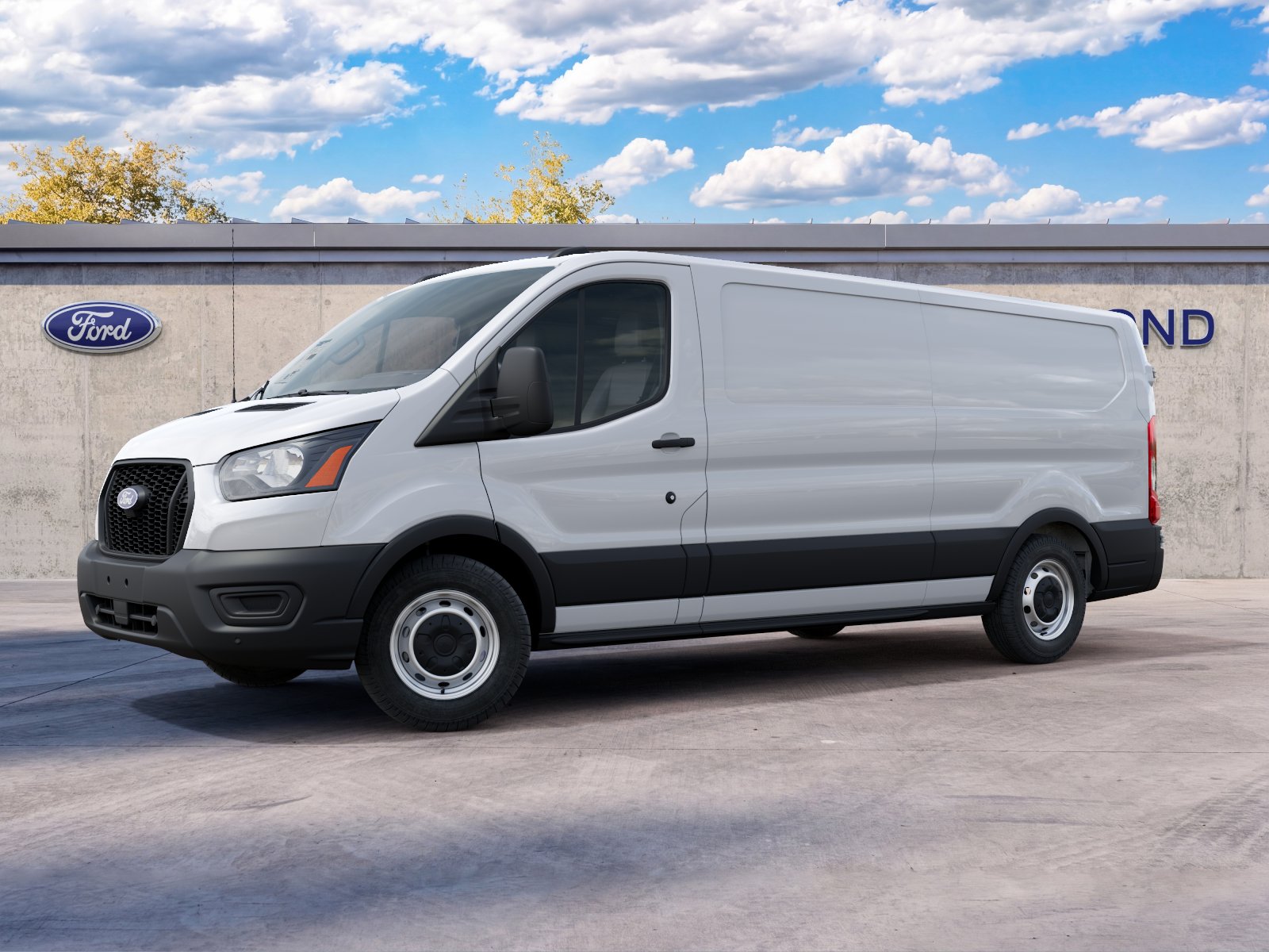 New 2027 Oxford White Ford Low Roof Cargo Van image 23