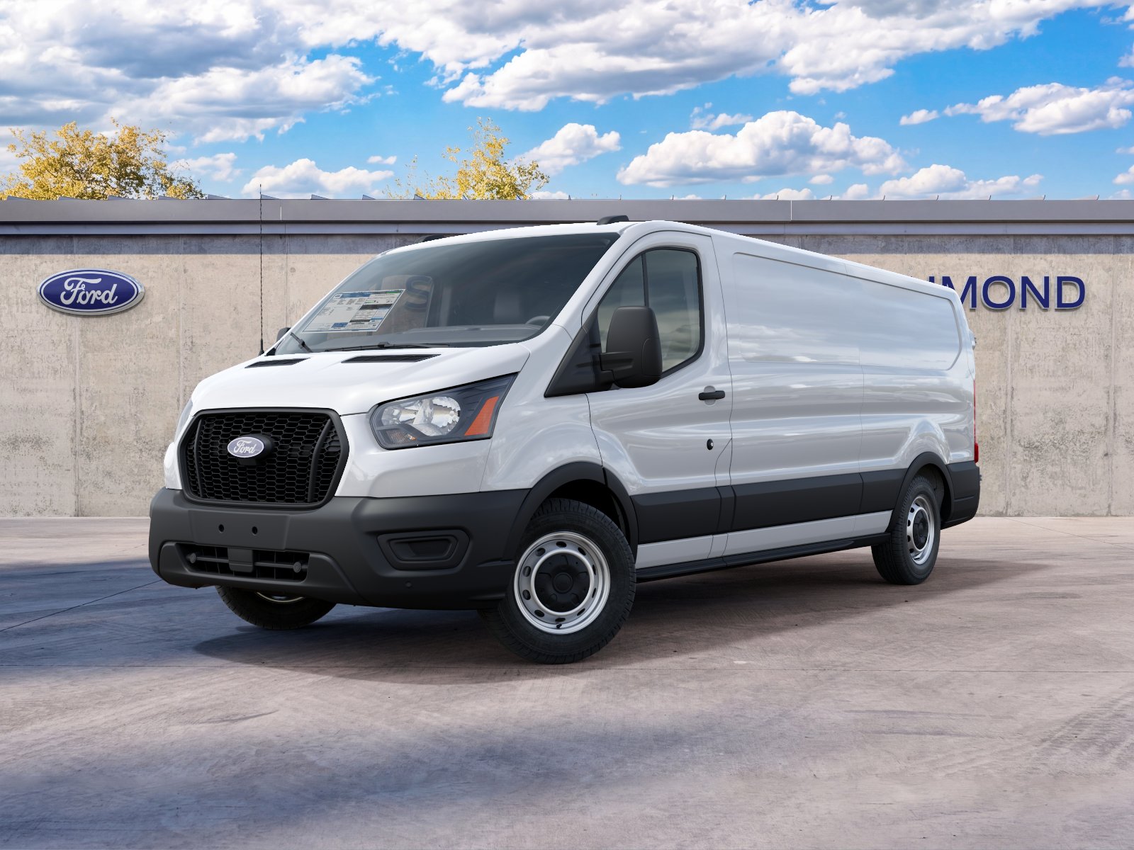 New 2027 Oxford White Ford Low Roof Cargo Van image 24