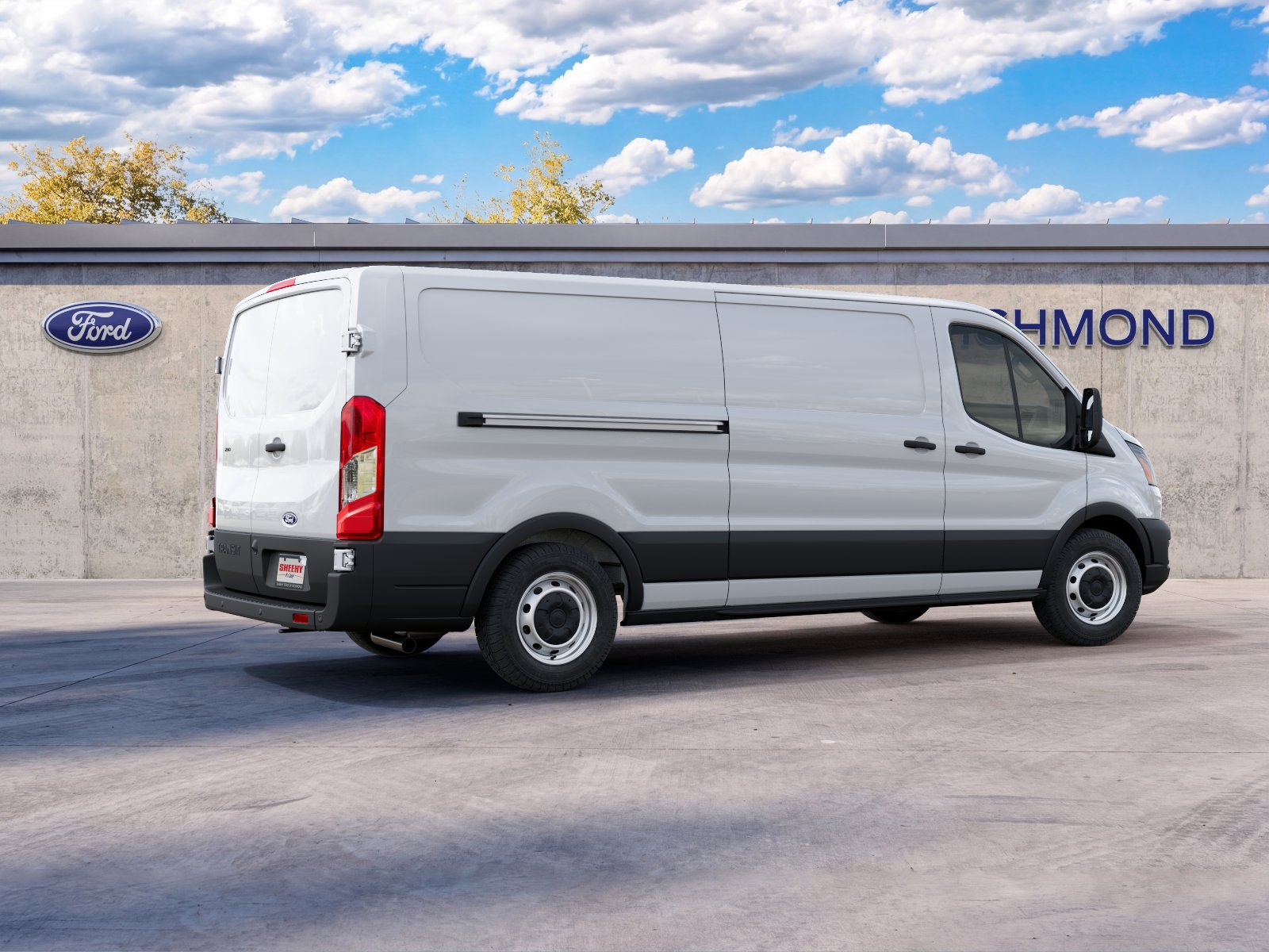 New 2027 Oxford White Ford Low Roof Cargo Van image 27