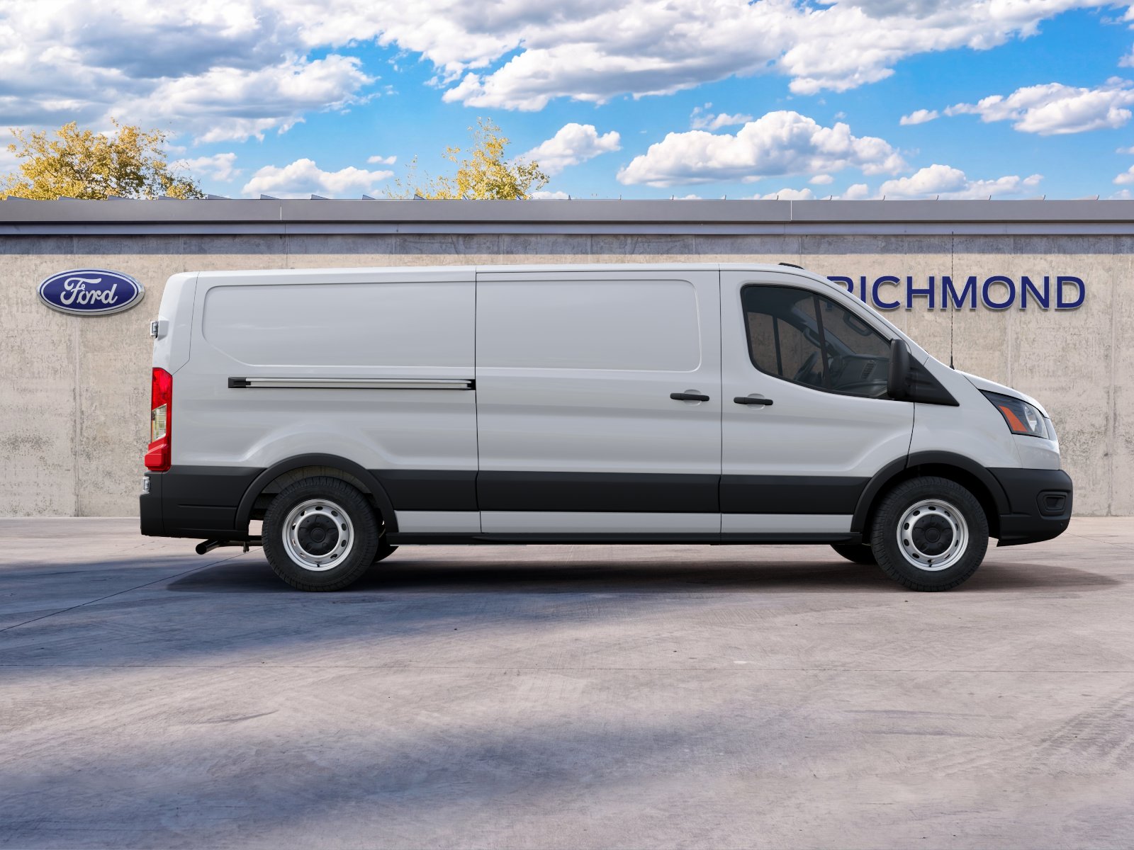 New 2027 Oxford White Ford Low Roof Cargo Van image 29