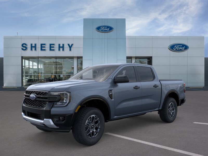 New 2025 Azure Gray Metallic Tri-coat Ford XLT image 3