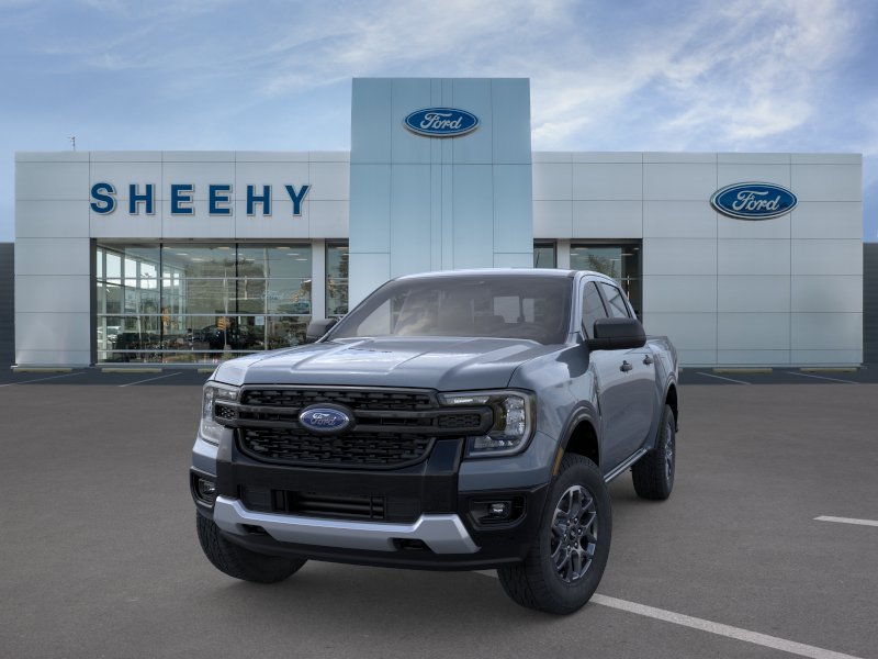 New 2025 Azure Gray Metallic Tri-coat Ford XLT image 4