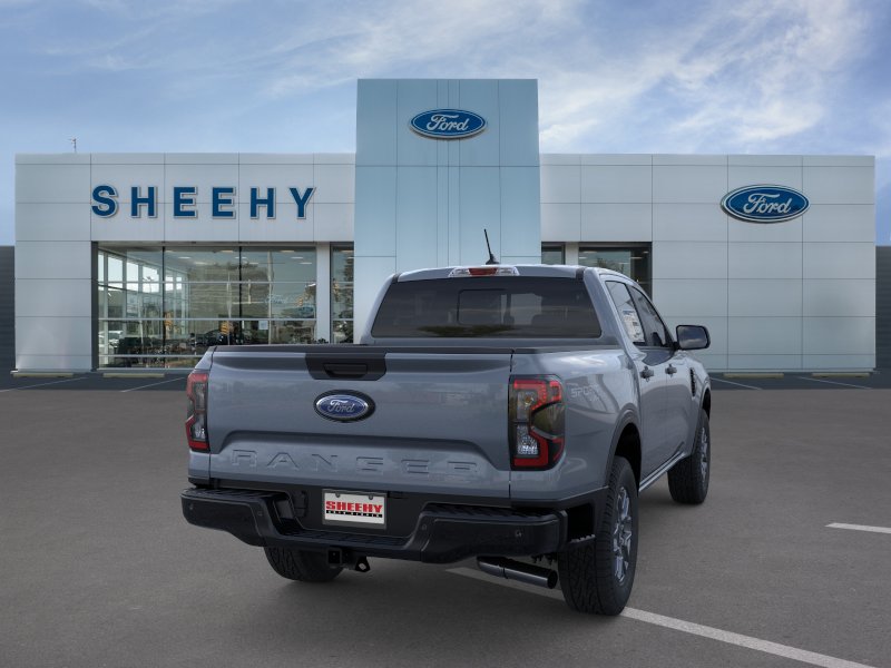 New 2025 Azure Gray Metallic Tri-coat Ford XLT image 8