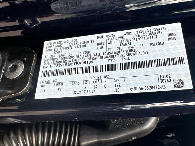 New 2026 Antimatter Blue Metallic Ford Raptor® image 68