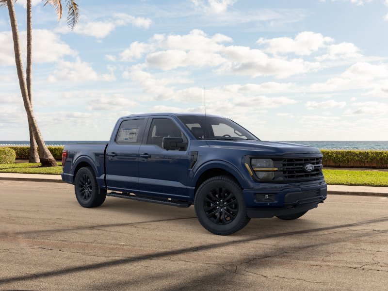 New 2025 Antimatter Blue Metallic Ford XLT image 24