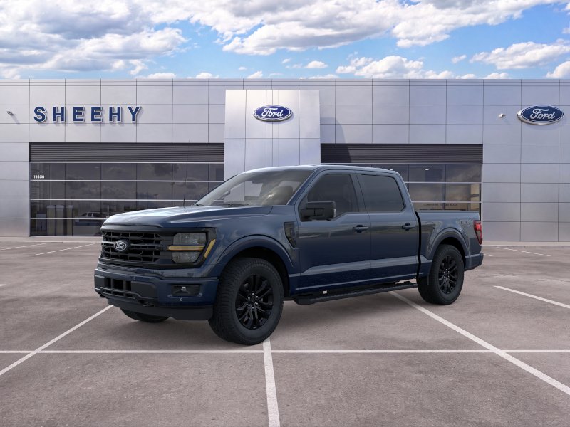 New 2026 Antimatter Blue Metallic Ford XLT image 3