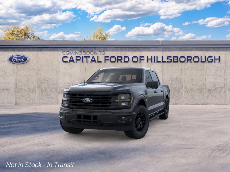 New 2026 Agate Black Metallic Ford XLT image 2
