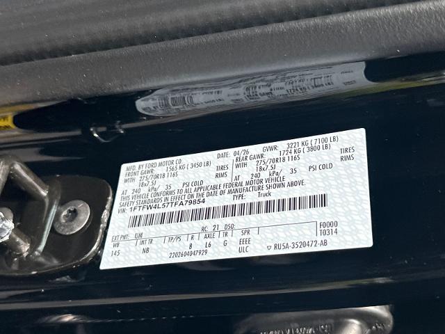 New 2026 Agate Black Metallic Ford Tremor® image 66