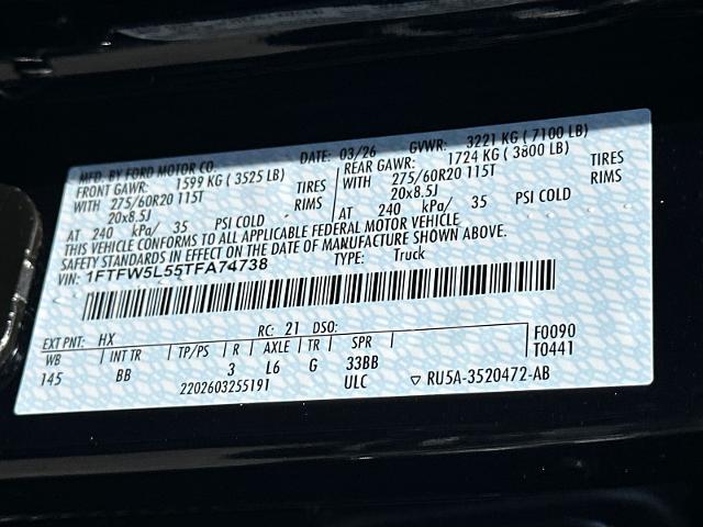 New 2026 Antimatter Blue Metallic Ford Lariat® image 37