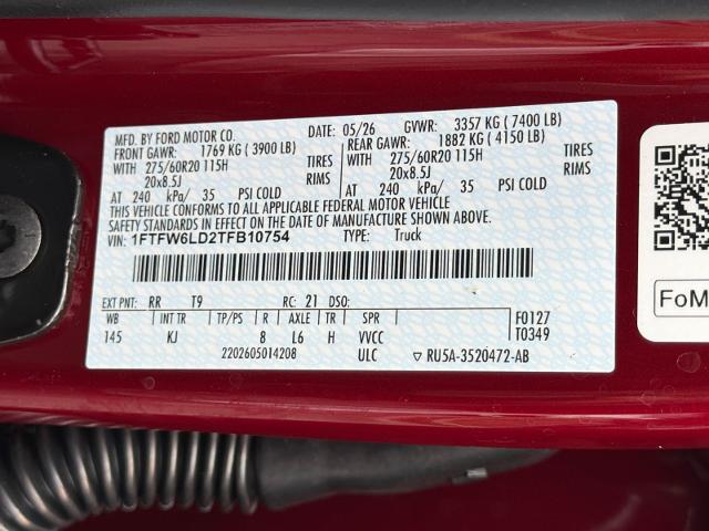 New 2026 Ruby Red Metallic Tinted Clearcoat Ford King Ranch® image 72