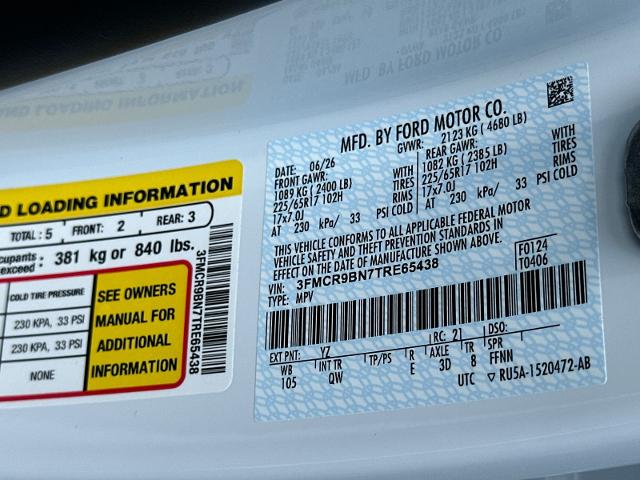 New 2026 Oxford White Ford Big Bend® image 36