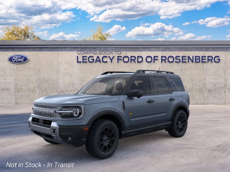 New Azure Gray Metallic Tri Coat 2026 Ford Bronco Sport Badlands