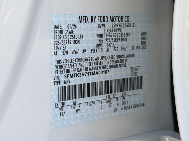 New 2026 Star White Metallic Tri-coat Ford Premium image 70