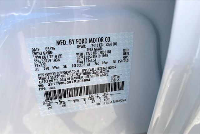 New 2026 Oxford White Ford XLT image 31