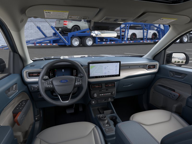 New 2026 Azure Gray Metallic Tri-Coat Ford Lariat image 33